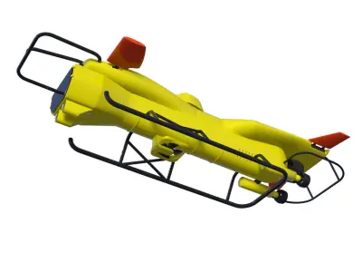 Unmanned Underwater Vehicle 3D model