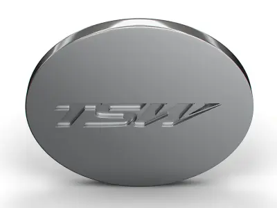 TWS logo 3D model