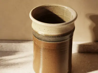  Painted Ceramic Vase Model 