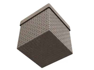 Military Hesco Barrier - Low Poly Game Ready Low-poly 3D model
