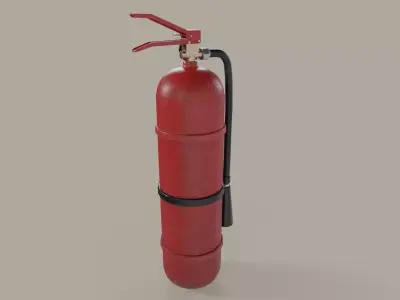 Fire Extinguisher - Game-Ready PBR 3D Model Low-poly 3D model