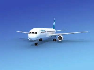 Boeing 757-200 Finnair 3D model