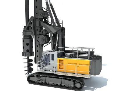 Rotary Drilling Rig 3D model buy