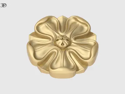 Carved Rosette 3D print model