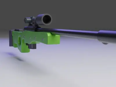 3d AWM Blender Model Free 3D model