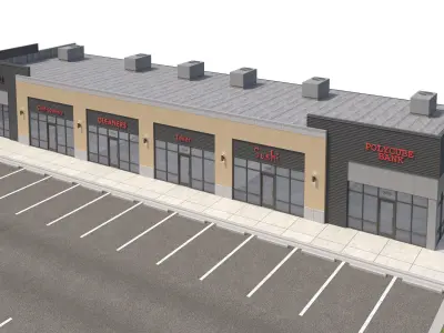 Retail-090 Retail Store 3D model