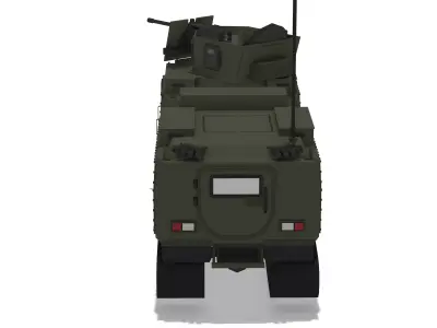 Swedish BVS-10 Low-poly 3D model