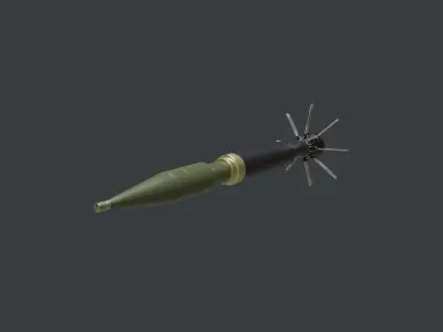 M80 Zolja Rocket Launcher 3D model