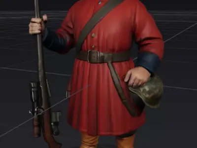The Cossack Modern Style 3D model