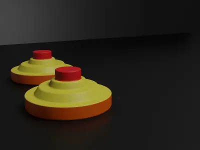 Land mine  3D model
