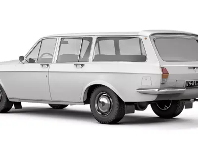 GAZ-24-02 Volga 1972 3D model