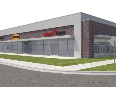 Retail-186 Retail Store 3D model