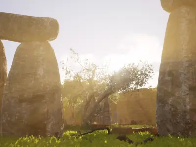 Stonehenge Landscape 3D model