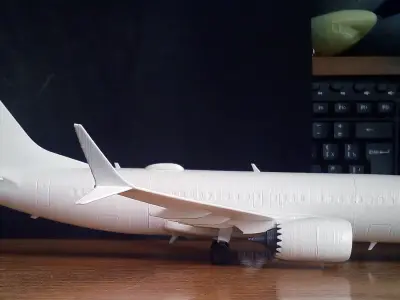 131214-7 Model kit Boeing 737-7 MAX Down 3D print model