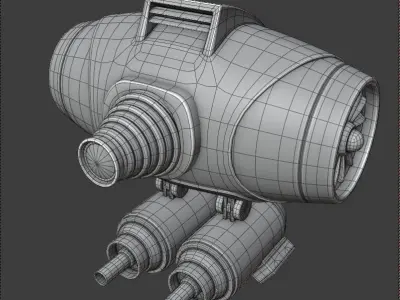 ROBO GUN 3D model