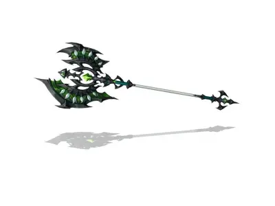Royal Guard Axe Low-poly 3D model