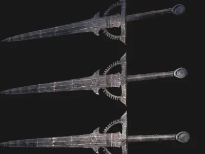 Dark Solar Sword 3D model