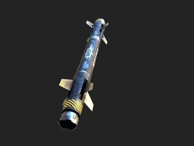 ORION ROCKET Low-poly 3D model