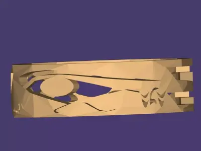 Ring ancient Egyptian  3D model