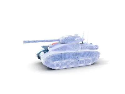 Futuristic Tank Model Pack for D Design Low-poly 3D model