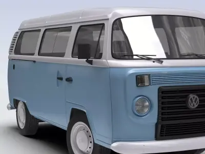 VW T2 Kombi 2013 3D model