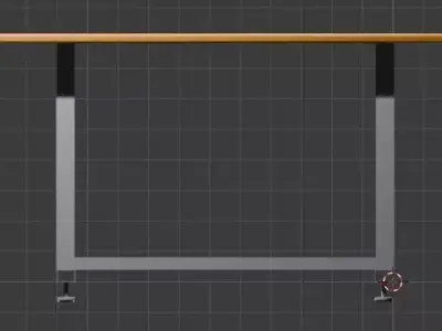 Industrial wiring workbench 3D model