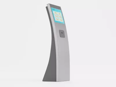 Ticket Terminal Low-poly 3D model