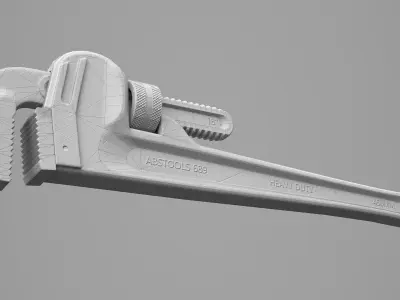 Game Ready Wrench Low-poly 3D model