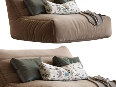 Levi Bean Bag sofa 3D model