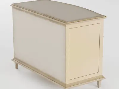 Dresser with 3 Drawers 3D model