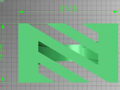 modern women ring 3D print model