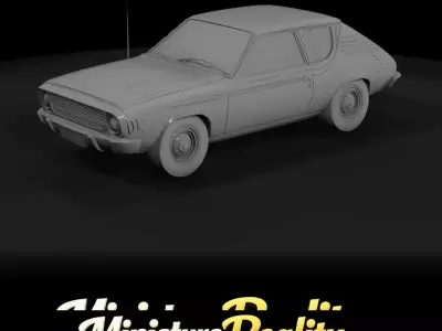 1-87 1970 AMC Gremlin Print Ready STL 3D print model