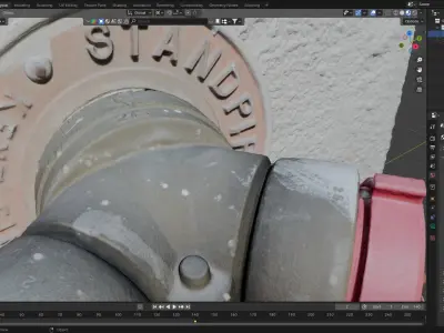 FDC Standpipes - Photoscanned Free 3D model