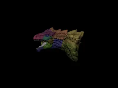 Dino Bust 3D model