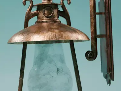 lantern Low-poly 3D model