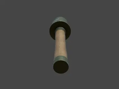 M24 hand grenade Low-poly 3D model