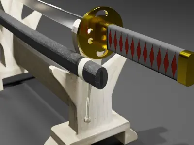 Katana Blade 3D model purchase