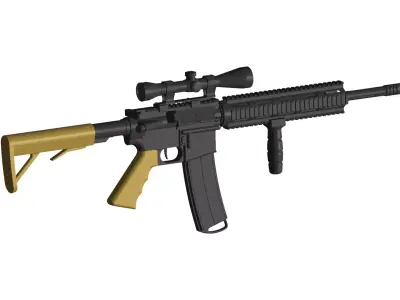 M4 RIFLE 3D model purchase