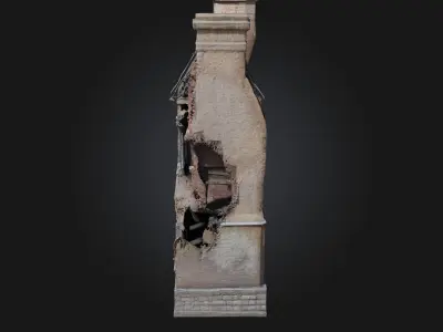 Abandoned Ruin  Echoes of a Lost Civilization 3D model