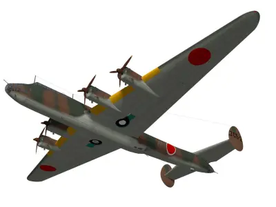 Nakajima G5N Shinzan  3D model
