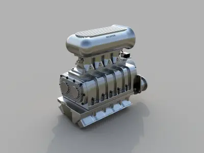 Vintage blower 3D model