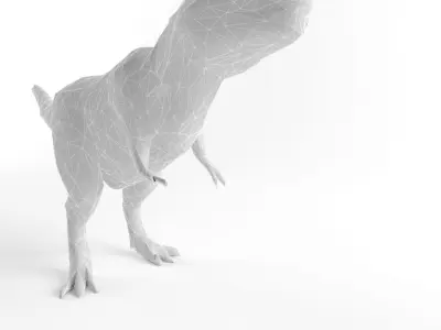 Low Poly T Rex Tyrannosaurus Prehistoric Dinosaur Low-poly 3D model