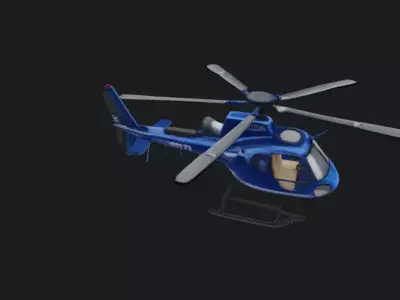 Helicopter 3D Model 3D model purchase