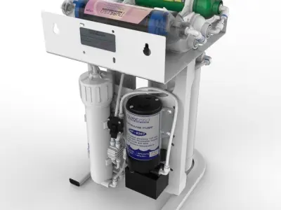 PurePro Water Filter 3D model