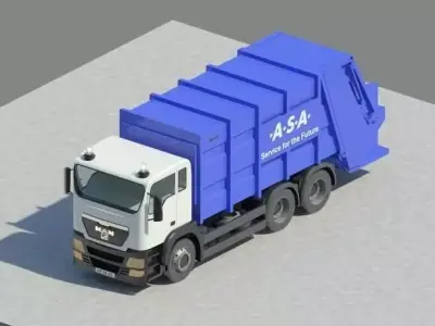 MAN Zoeller 22 m3 Free 3D model