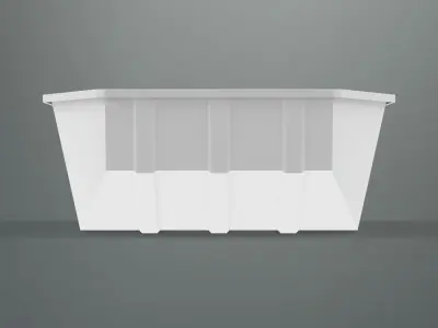 Flat Boat 3D model