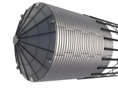 Grain Storage Silo 3D model purchase