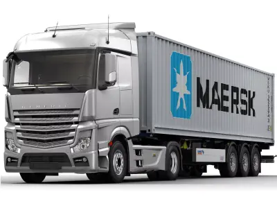 Container Truck Generic 3D model