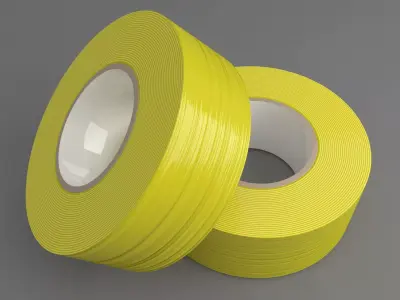 Duct Tape Yellow 3D model
