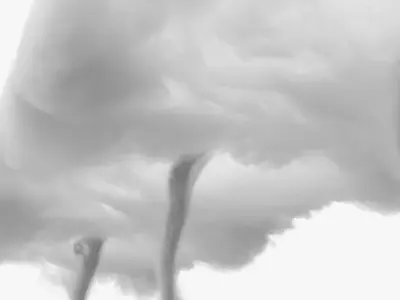 Volumetric Supercell Tornado Funnel for Blender 